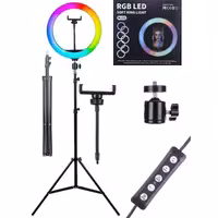 رینگ لایت RGB مدل MJ33 با قطر 33 سانت