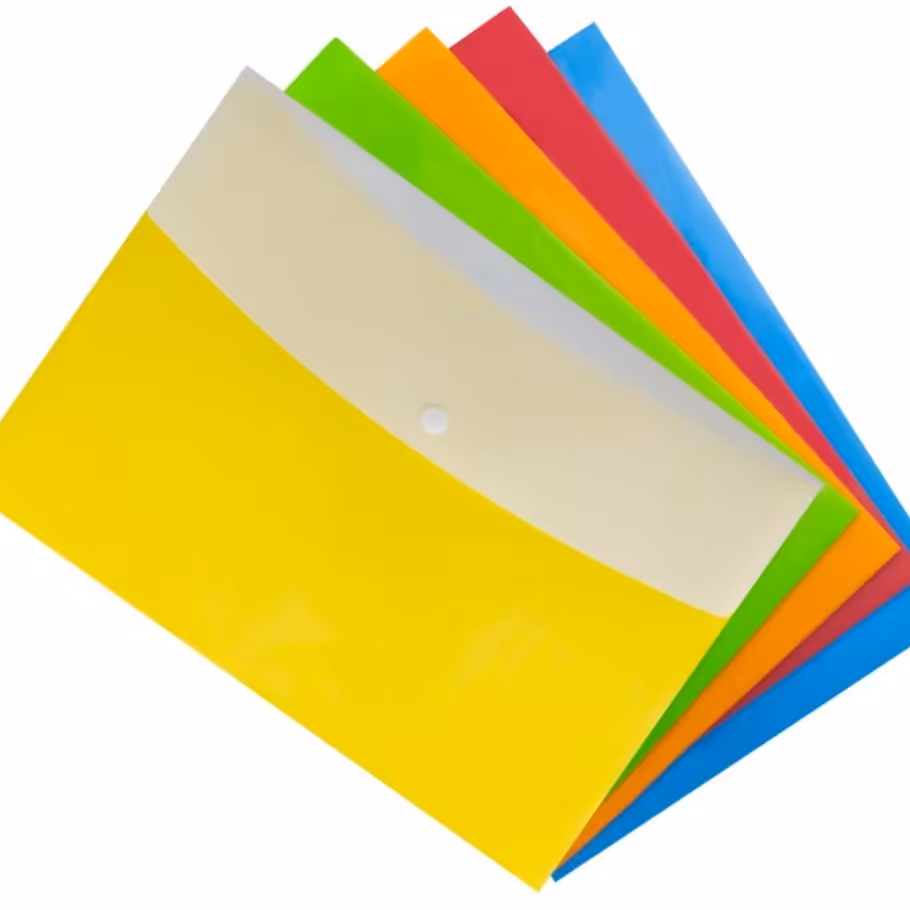 پوشه دکمه دار دوبل A4 ( فروش عمده و جزئی )پوشه دکمه دار دوبل سایز A4 برند Pargeh مدل دوبل که دو جای جدا برای وسایل دارد