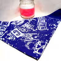 دستمال سر (دستمال گردن) باندانا طرح راک  Rock 