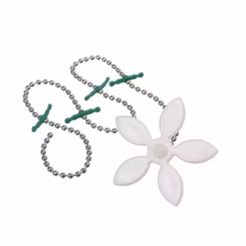 زنجیر لوله بازکن طرح گل بسته 2 عددی | amazonchi