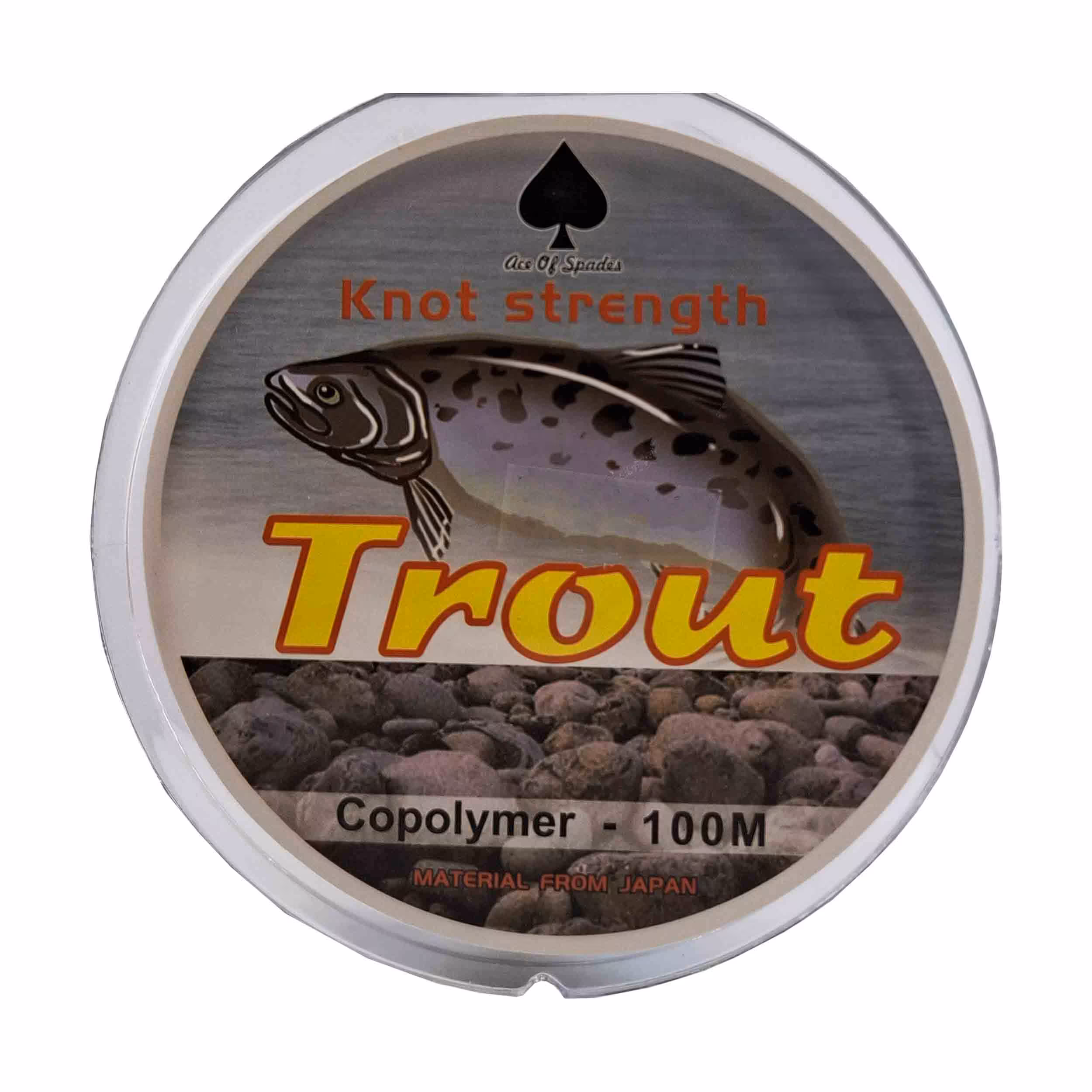 نخ ماهیگیری نایلونی پیک Trout سبز 100 متری