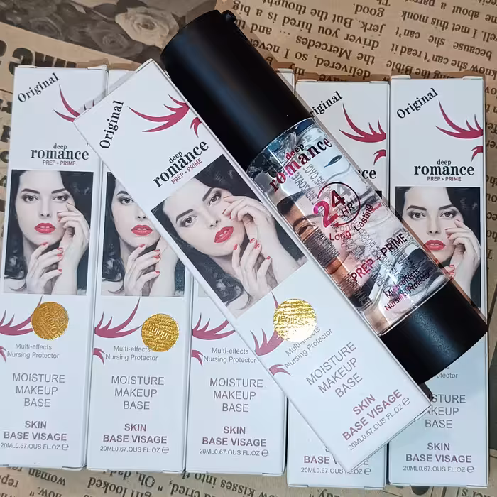 پرایمر  صورت رومنس اورجینال deep Romance  primerپرایمر  زیر ساز  آرایش رومانس  اصل بدون سرب romance فیکساتور 