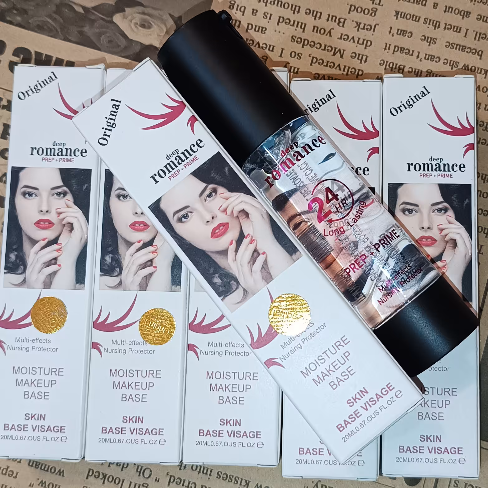 پرایمر  صورت رومنس اورجینال deep Romance  primerپرایمر  زیر ساز  آرایش رومانس  اصل بدون سرب romance فیکساتور 