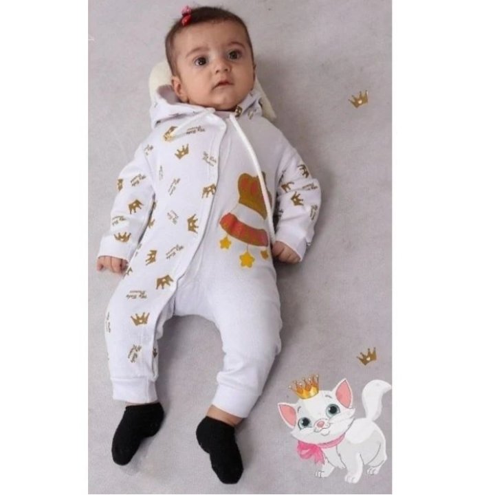 حداج سرهمی نوزادی طرح تاج (نخ پنبه عالی )دخترانه وپسرانهسایزهای 1 و2 گرم مناسب پاییز برای کوچولوهای دوست داشتنیتون