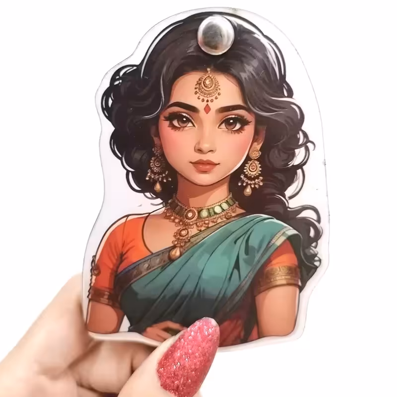 آیینه چوبی دو لایه بازشو طرح چهره 5 (دو هزار جنس متنوع موجوده)