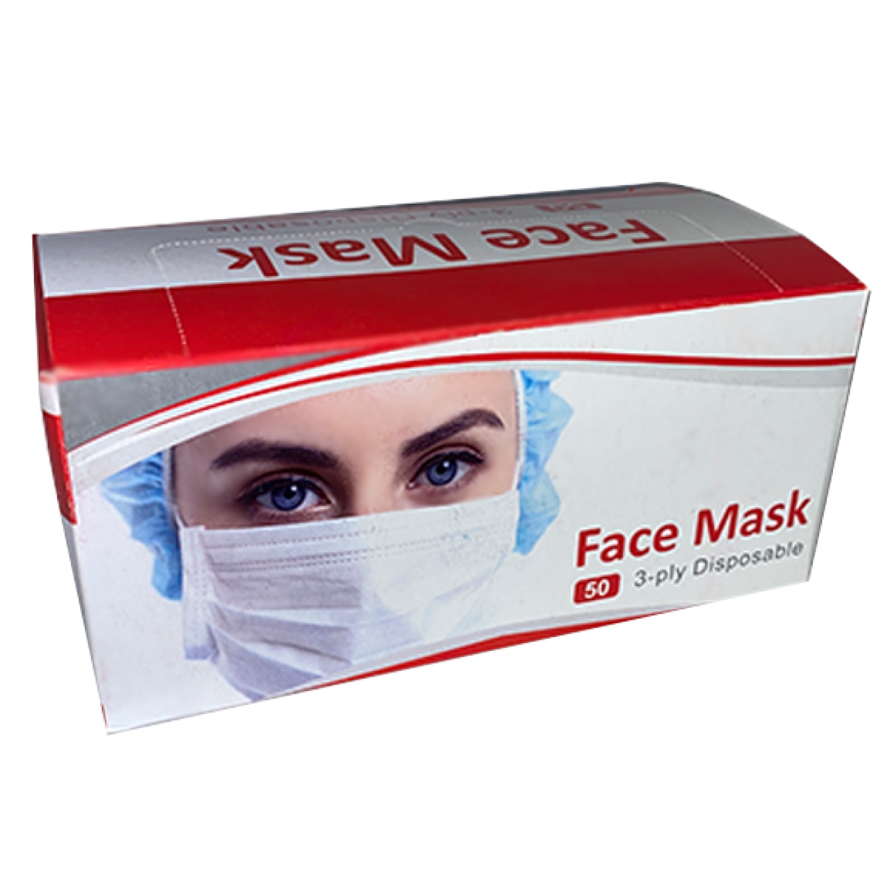 ماسک پزشکی سه لایه درجه یک بسته 50 عددی