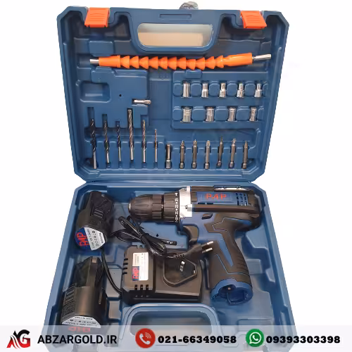 دریل شارژی 12ولت 2باطری پی ای پی (CD-1225)PAP پی ای پی