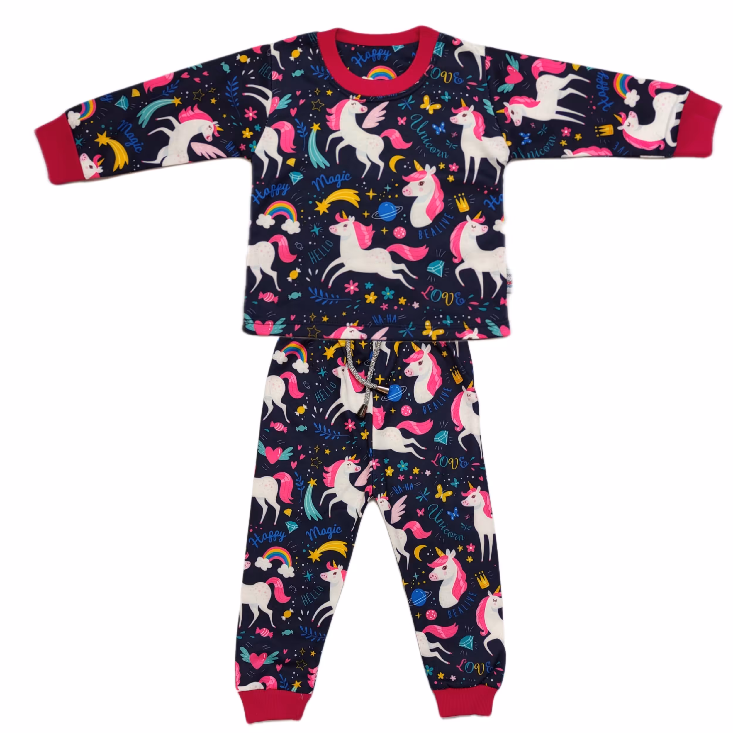 بلوز شلوار داخل کرک سایز کوچیک مجیک یونیکرن