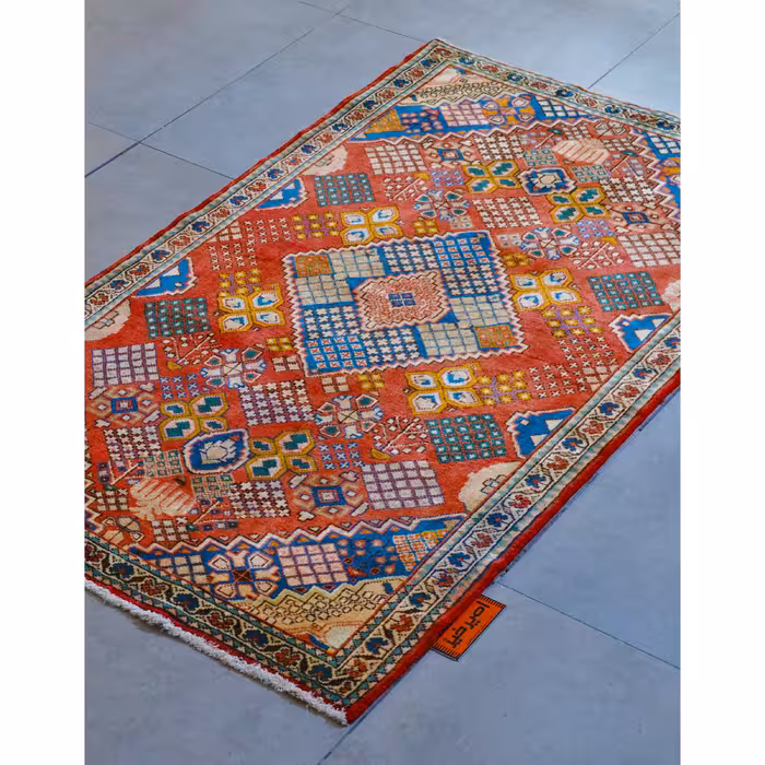 فرش دستبافت سه متری امیرخیز مدل ایلیاتی کد 109132