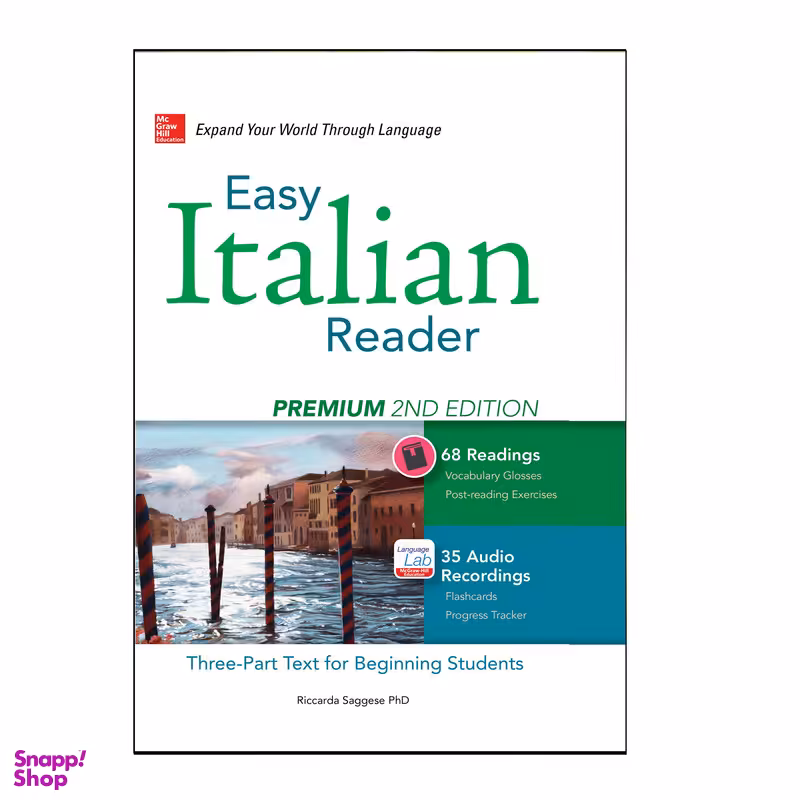 کتاب easy italian readerexpand your world through language اثر جمعی از نویسندگاان انتشارات مک گرا هیل