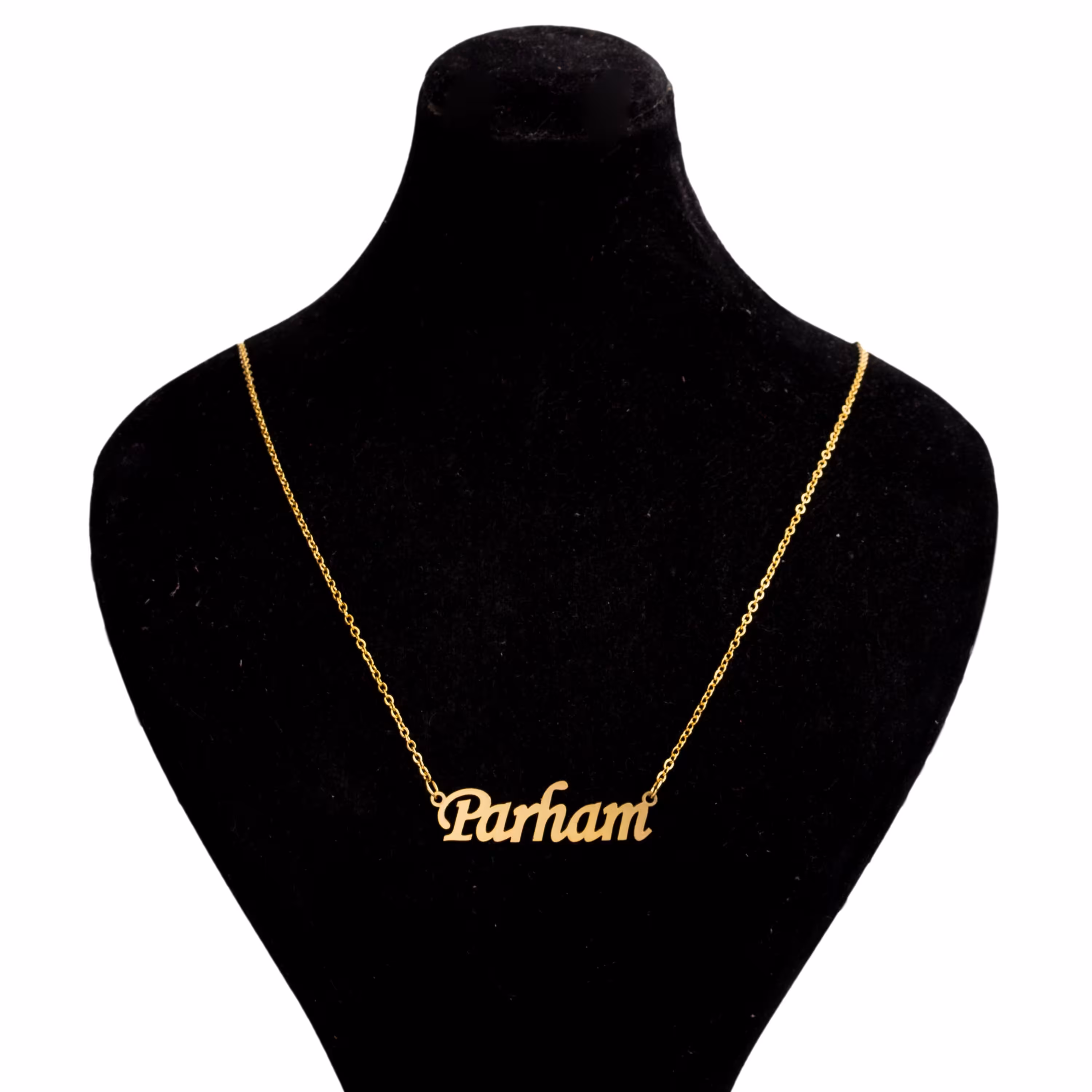 گردنبند مدل پلاک اسم پرهام