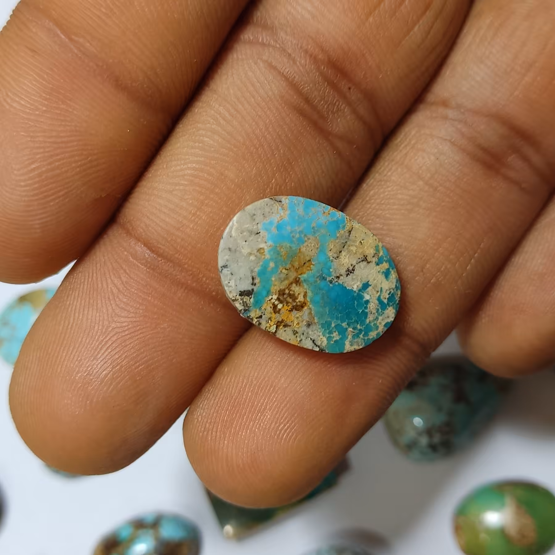 نگین فیروزه اصل نیشابور 