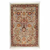 فرش دستباف سه متری طرح برگ داسی کلارک کد 14096 1