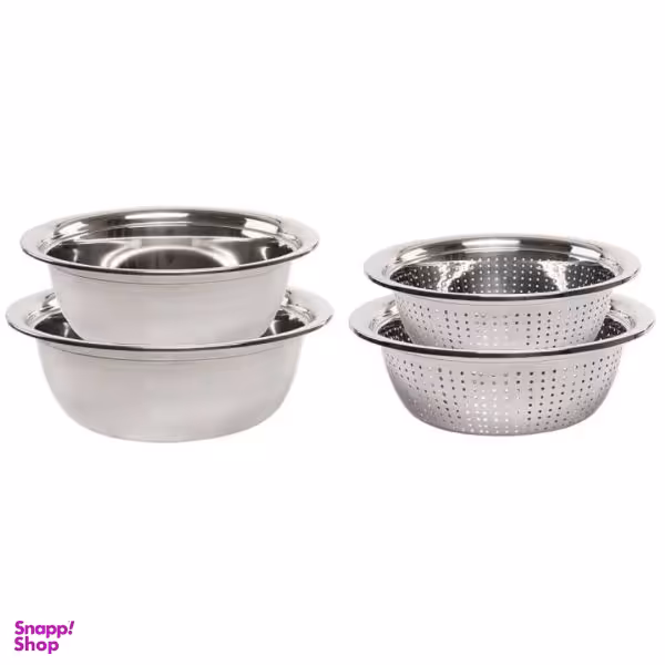 ست آبکش و لگن کد AL2226 مجموعه 4 عددی