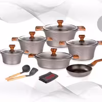 سرویس 14 پارچه کاندید مدل جدید سزار با روکش تیتانیوم