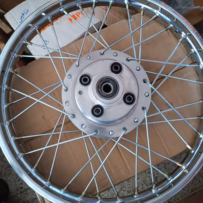 چرخ عقب کامل موتور سیکلت سی جی ال 150 شکاری درجه یک (پس کرایه)