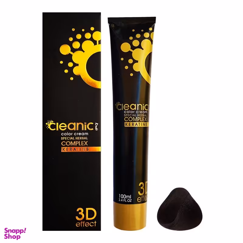 رنگ مو کلینیک کیندی (Cleanic Kindii) شماره 5.5 رنگ قهوه ای ماهاگونی حجم 100 میلی‌لیتر