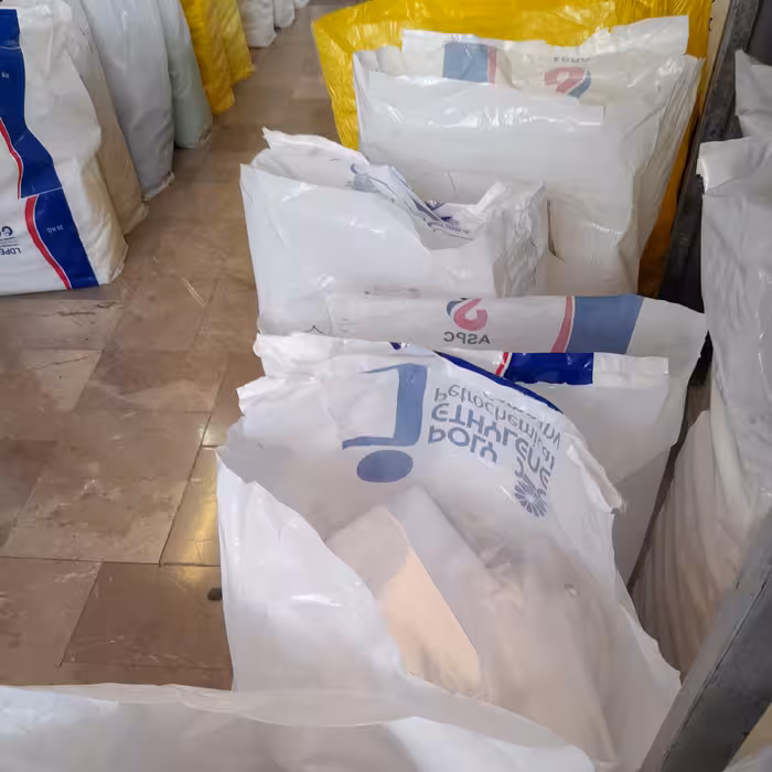 نایلون کیلویی 46000 تومن حداقل خرید یک کیسه رکابی و پاکتی  نانوایی کیسه 20 کیلویی