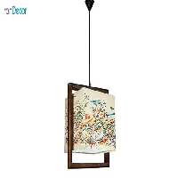 چراغ آویز چوبی آرام مدل A7034/18