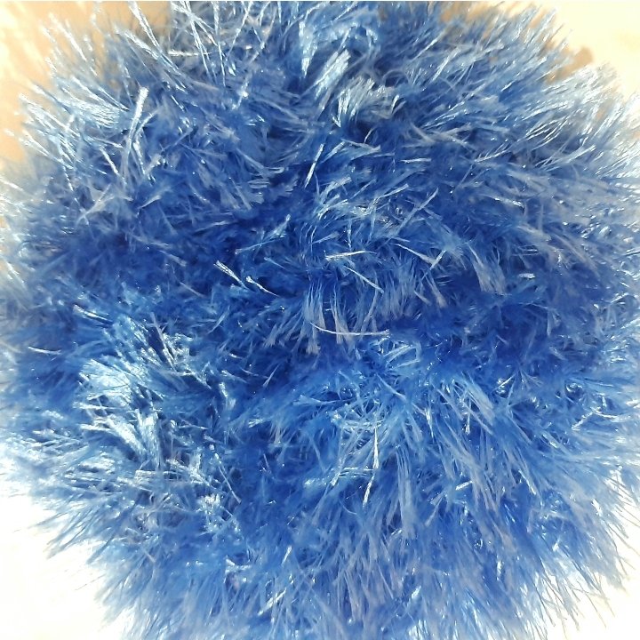 اسکاج آبی کم رنگ درجه یک طول قطر 12 سانتی متر 5 گرم بسیار زیبا و خوش