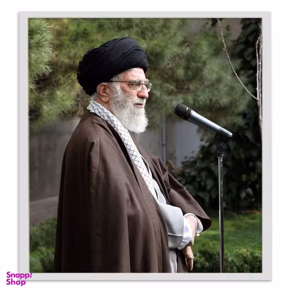 تابلو بکلیت طرح آیت الله سید علی خامنه ای مدل W-s2085