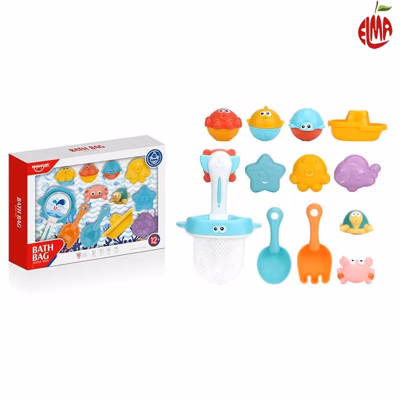 اسباب بازی حمام 12 تکه He-0246 هانگر Huanger