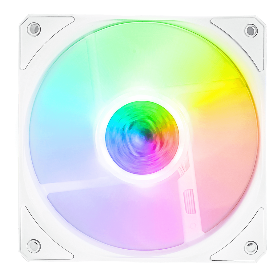 فن کیس کولر مستر SICKLEFLOW 120 ARGB WHITE EDITION بسته 3 عددی