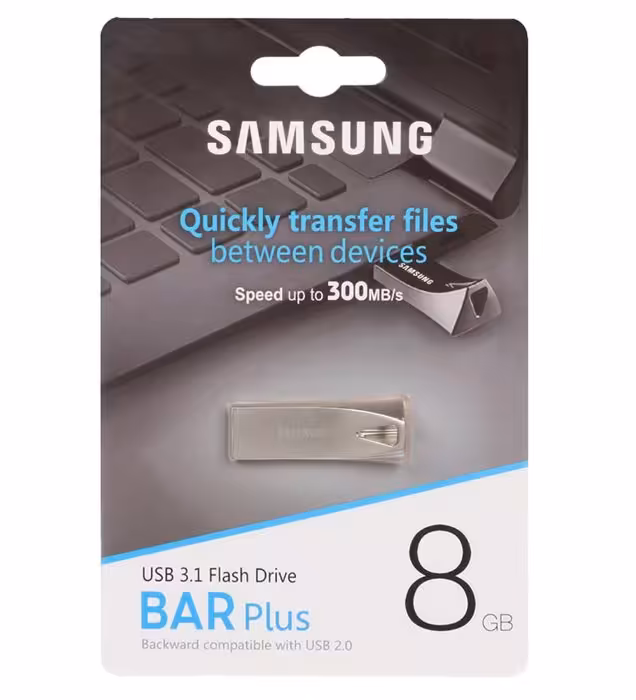 فلش مموری سامسونگ مدل BAR plus USB 3.1 ظرفیت 8 گیگابایت