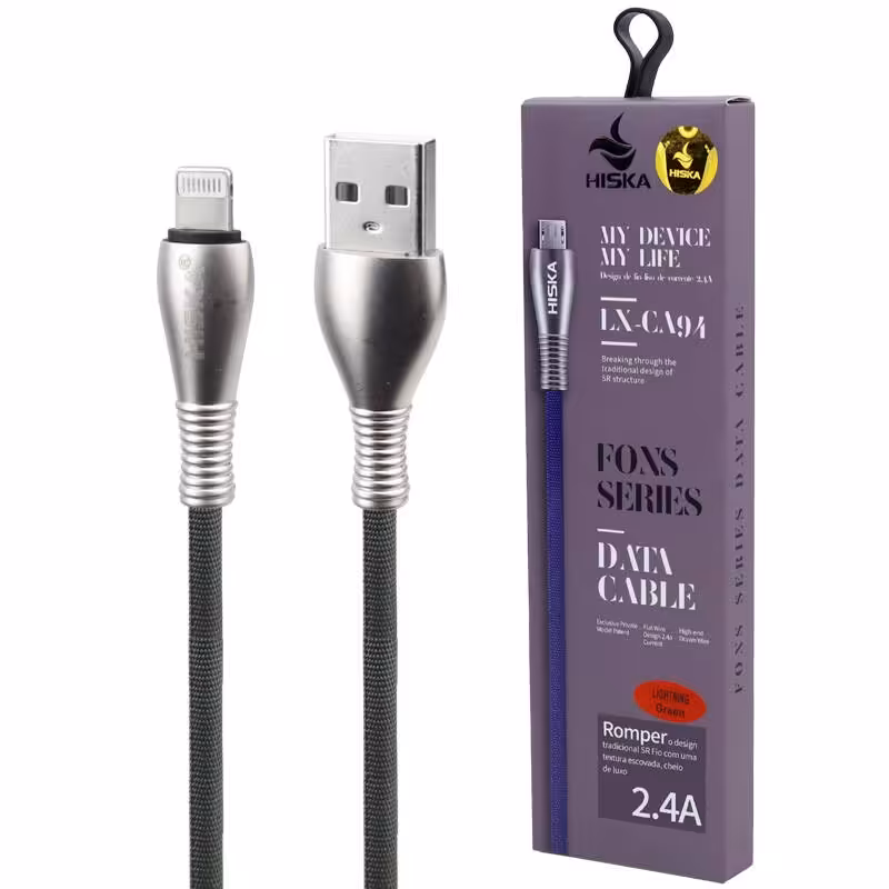 کابل شارژ آیفون Lightning هیسکا HISKA CA94