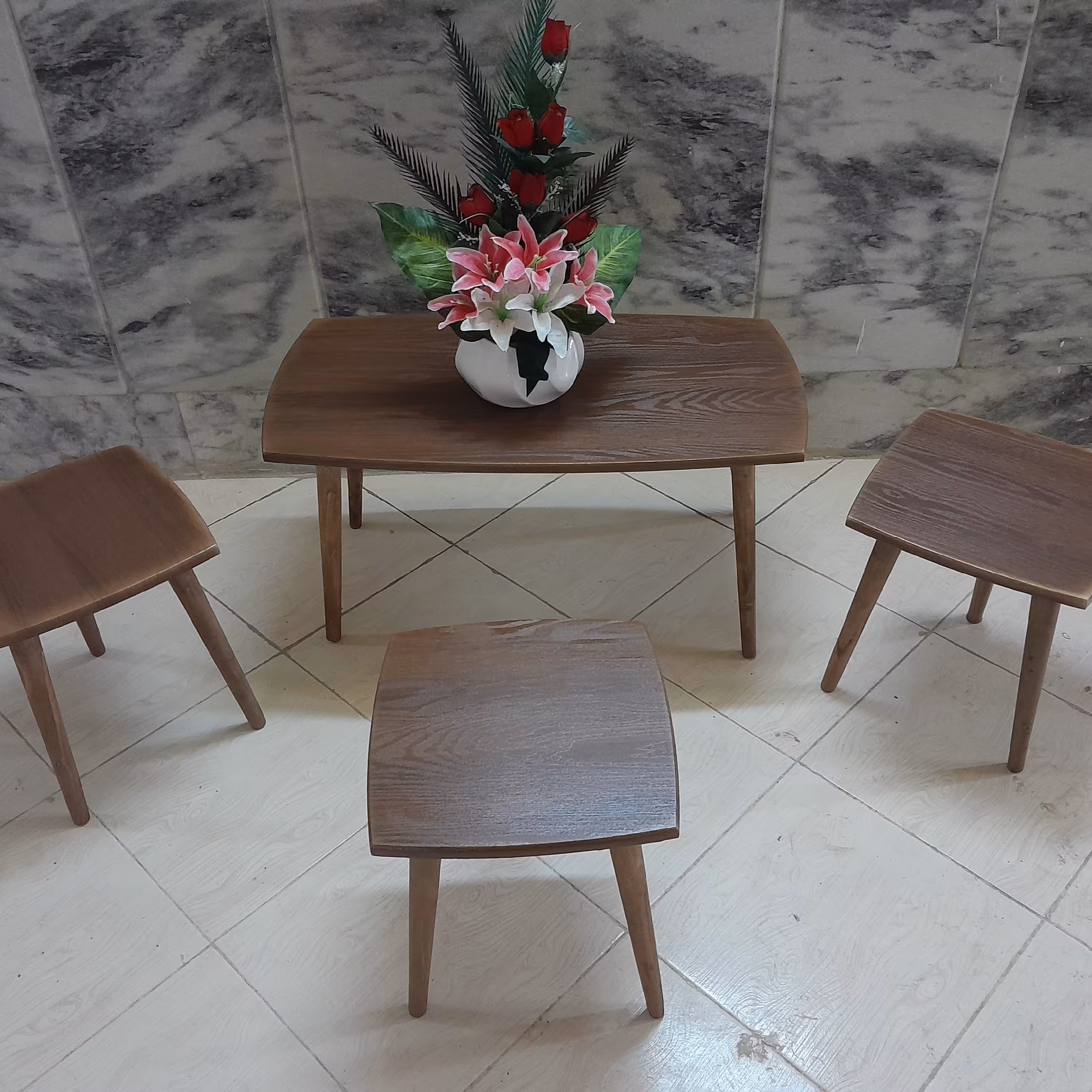 ارسال ازطریق پست میز جلو مبلی مستطیل قهوه ای پس کرایه و هزینه ارسال با مشتری  میزجلومبلی میز عسلی میزعسلی جلومبلی میز 