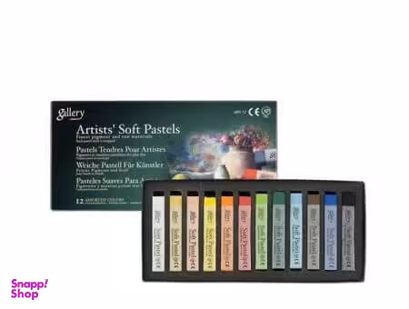 پاستل گچی گالری (Gallery) بسته 12 رنگ تولید چین