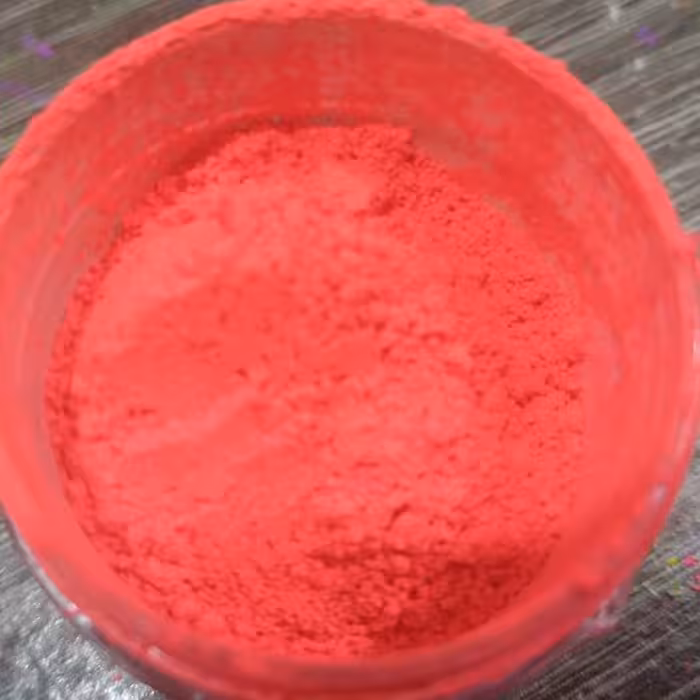 رنگ پودری فلورسنت گلبهی