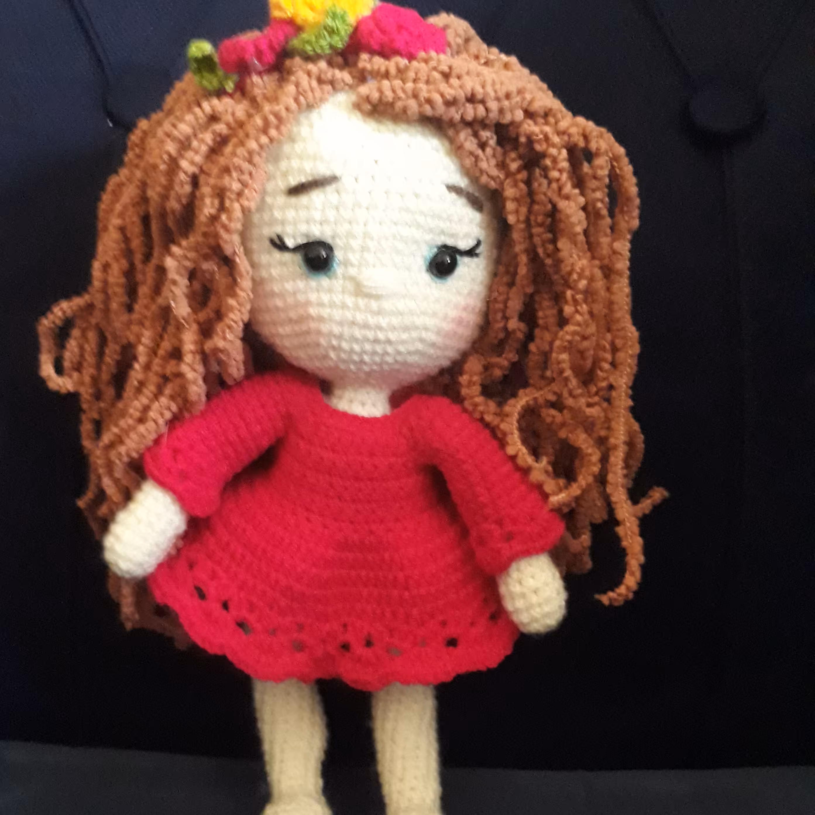 رزالین.عروسک دست بافت