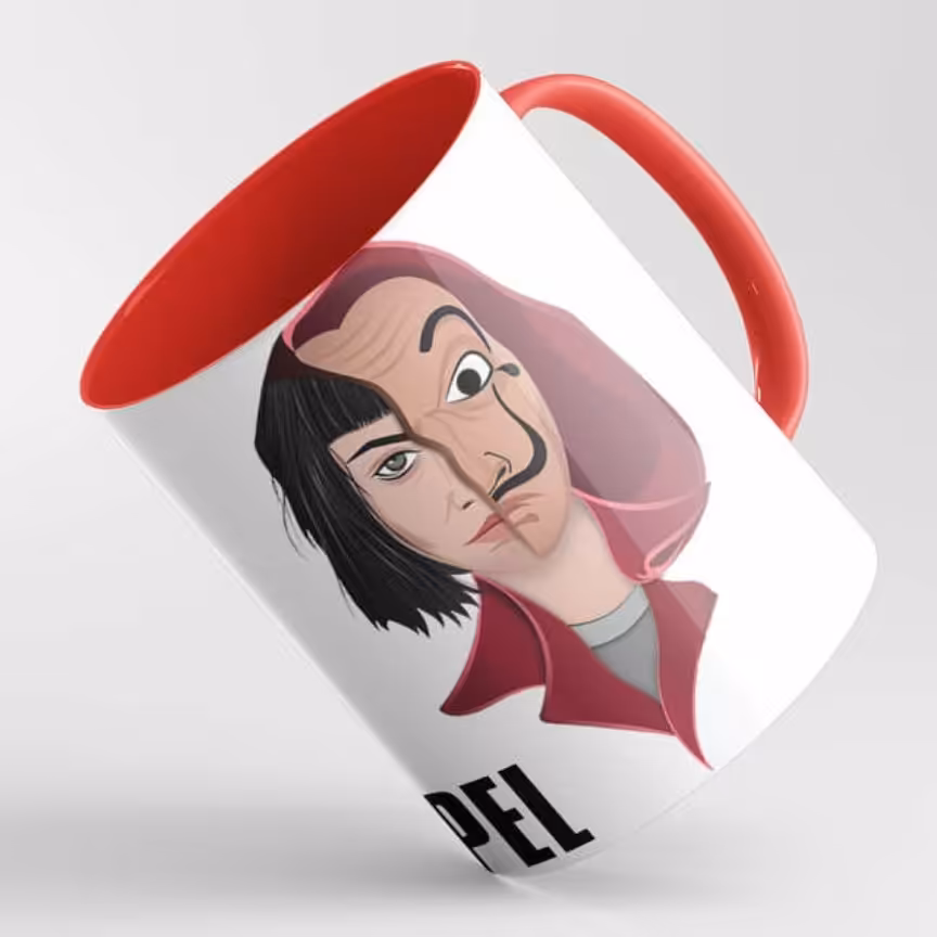 ماگ طرح خانه کاغذی کد383