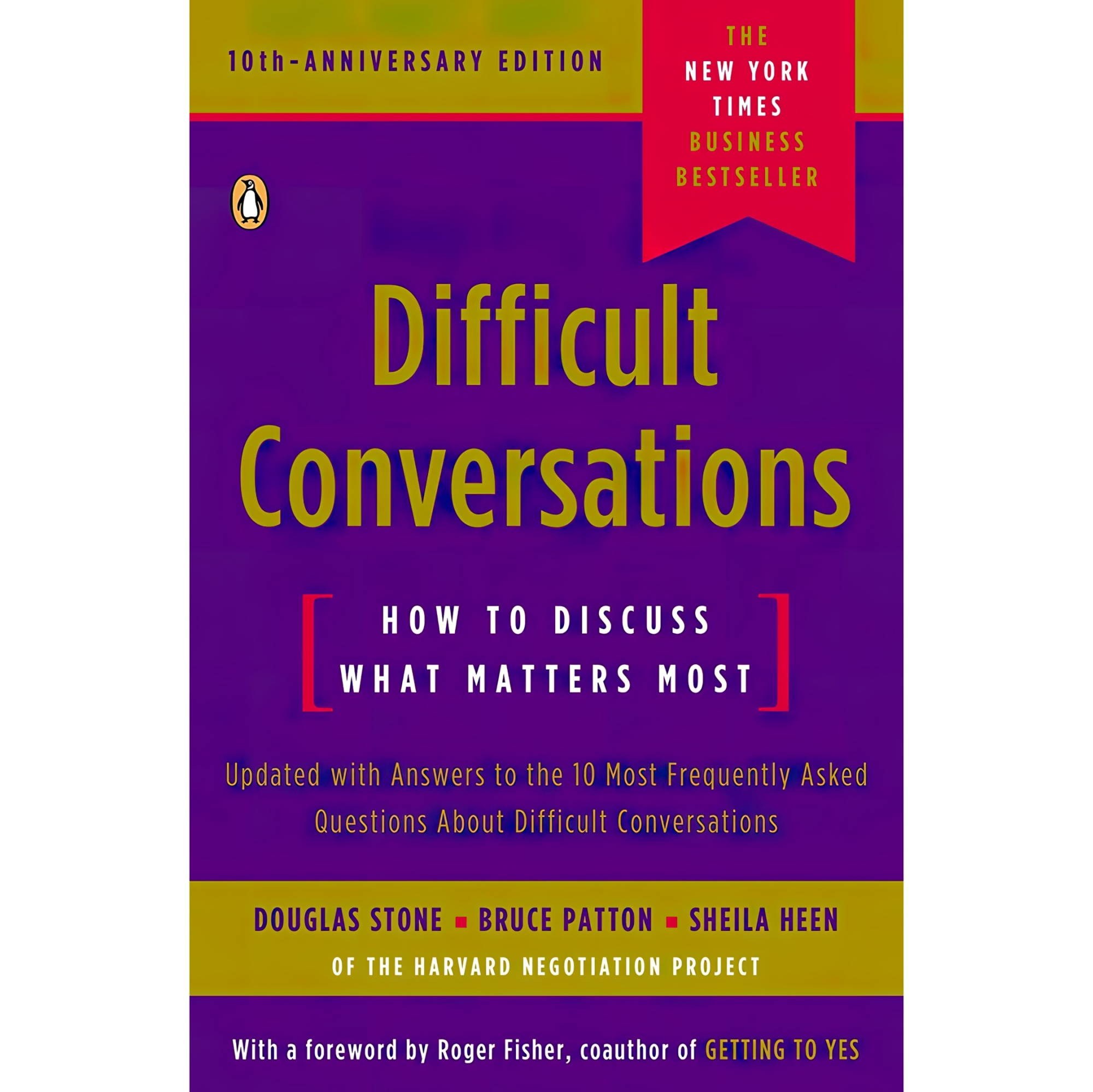 کتاب زبان اصلی Difficult Conversations How to Discuss What Matters Most