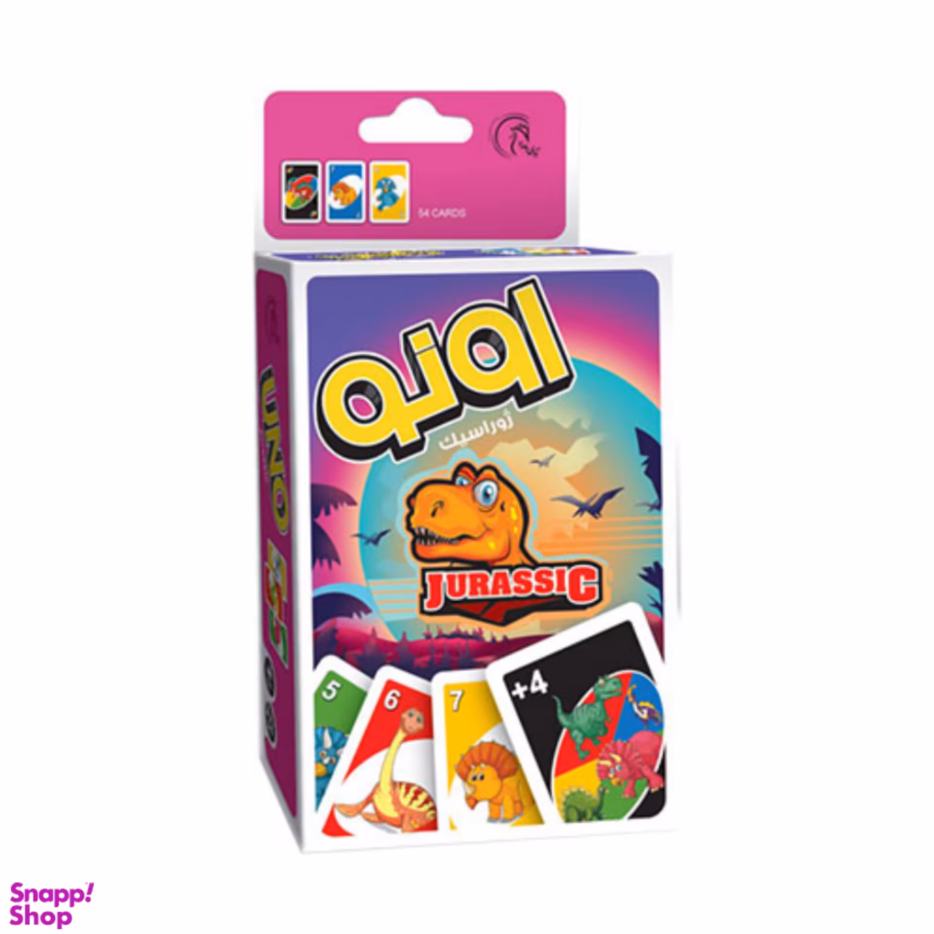 بازی فکری آوای باران اونو مدل ژوراسیک 54 کارتی