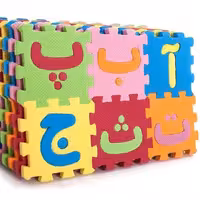 پازل اعداد و حروف الفبا