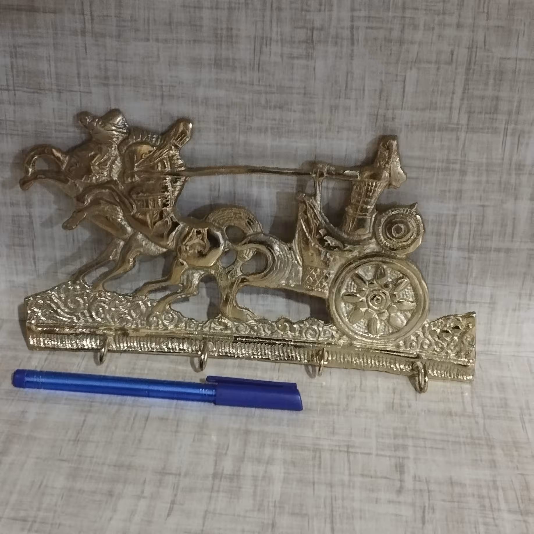 جا کلیدی برنزی اصل ارابه رومی شیک و سنگین وزن