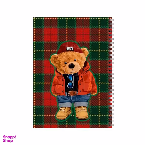 دفتر مشق 80 برگ بامبیلیپ طرح تدی خوش تیپ کد 8560197