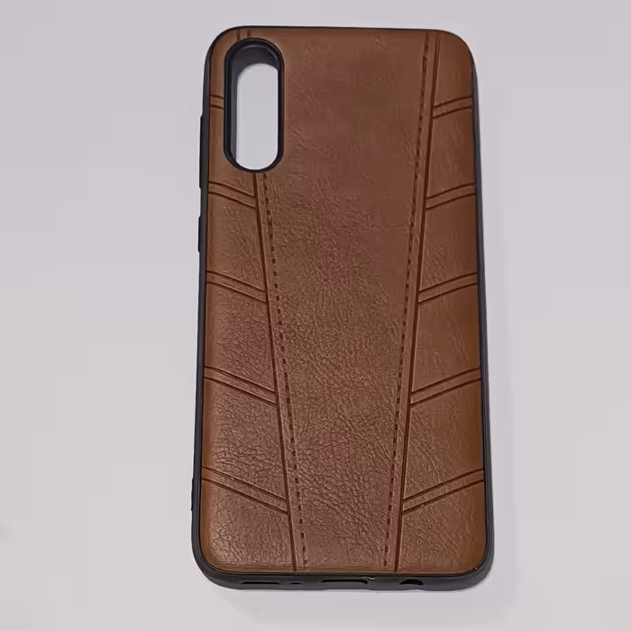 قاب کاور گارد گوشی سامسونگ a70 چرم قهوه‌ای سامسونگ ا هفتاد 