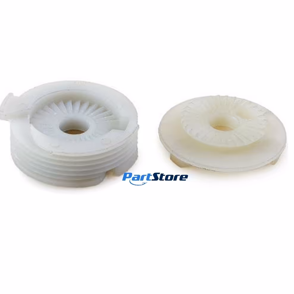 قرقره 2 تکه شیشه بالابر پراید ( یک جفت قرقره پراید سمت چپ و راست) 2عددی