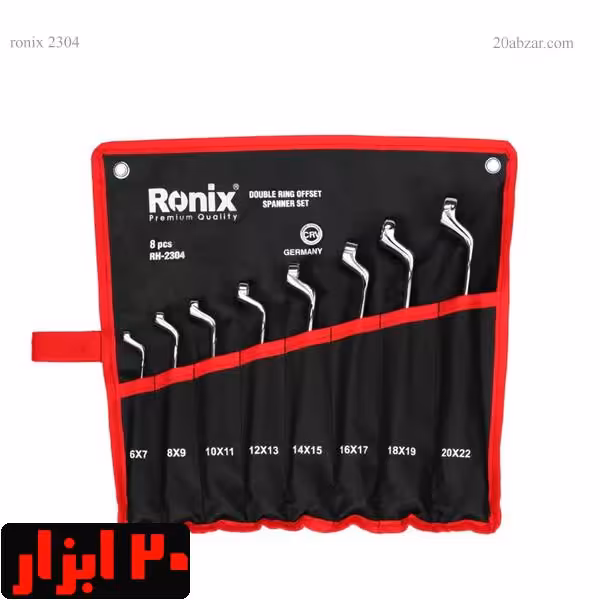 مجموعه 12 عددی آچار دو سر رینگ رونیکس مدل RH-2305
