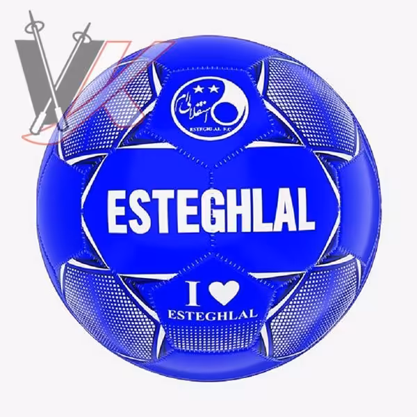 توپ فوتبال سایز 2 دوختی طرح استقلال کد 1901098