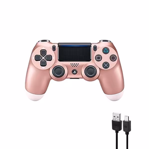 دسته بازی های کپی PS4 آبی و رزگلد