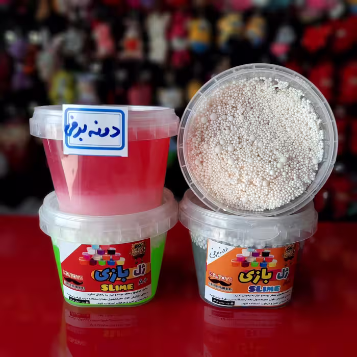 اسباب بازی ژل اسلایم دونه برفی معطر