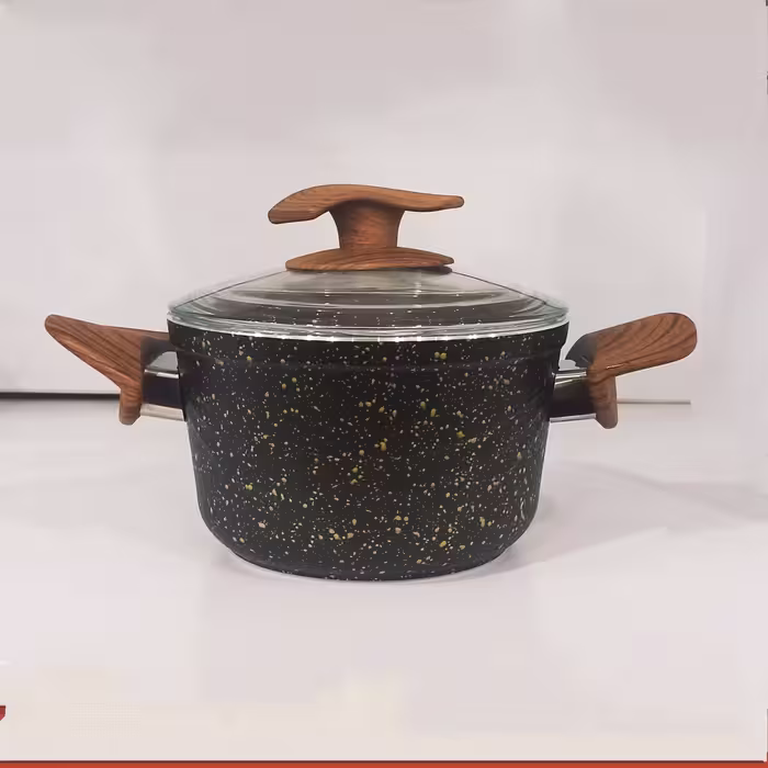 قابلمه سایز 16 گرانیتی اویز EVIZ مدل سوئینگ مشکی با ارسال رایگان