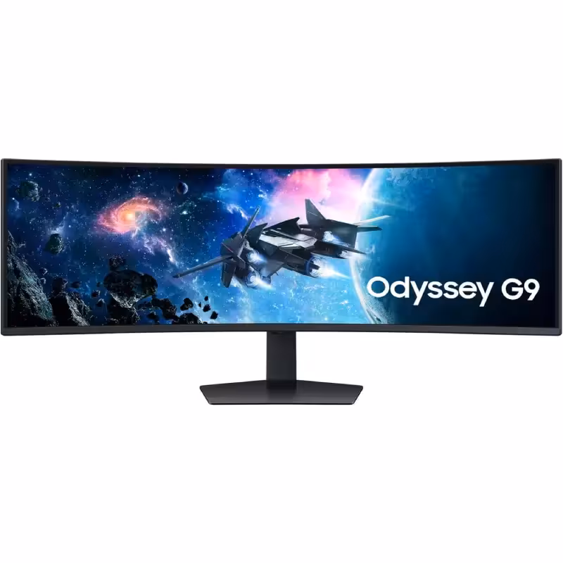 خرید و قیمت مانیتور گیمینگ منحنی سامسونگ مدل SAMSUNG Odyssey G95SC G9 سایز 49 اینچ