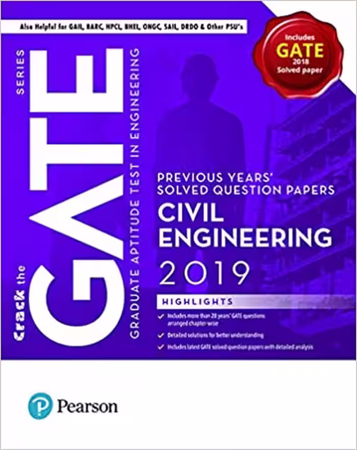 󾕇 دانلود کتاب Gate 2019 Civil Engineering Previous Years' Solved Question Papers, 2019 - دانلود کتاب های دانشگاهی
