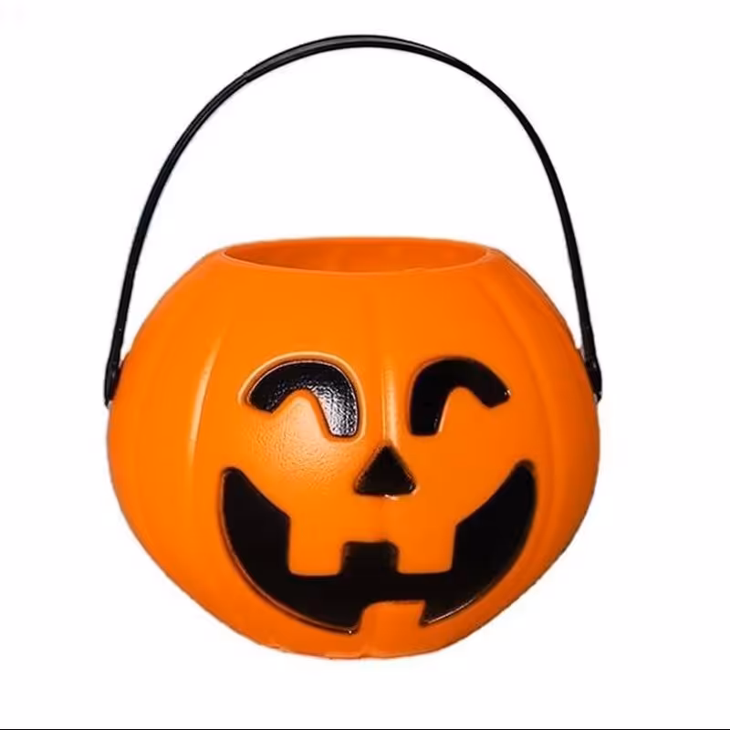 سطل تزیینی کدو هالووین (سایز کوچک)