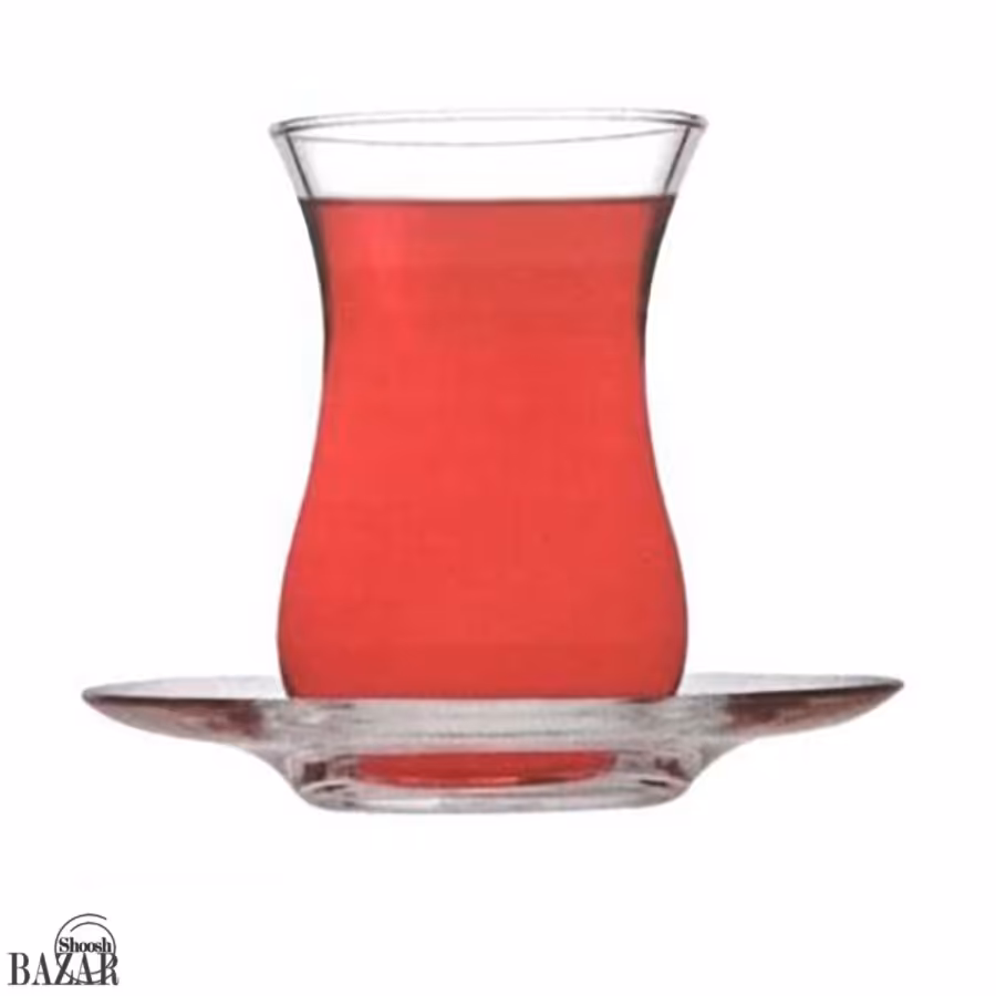 استکان و نعلبکی کمرباریک جامائیکا پاشاباغچه کد 95698